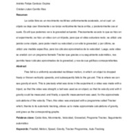 Cálculo de la gravedad usando Tracker