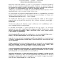 Recuerdos del desencaje social